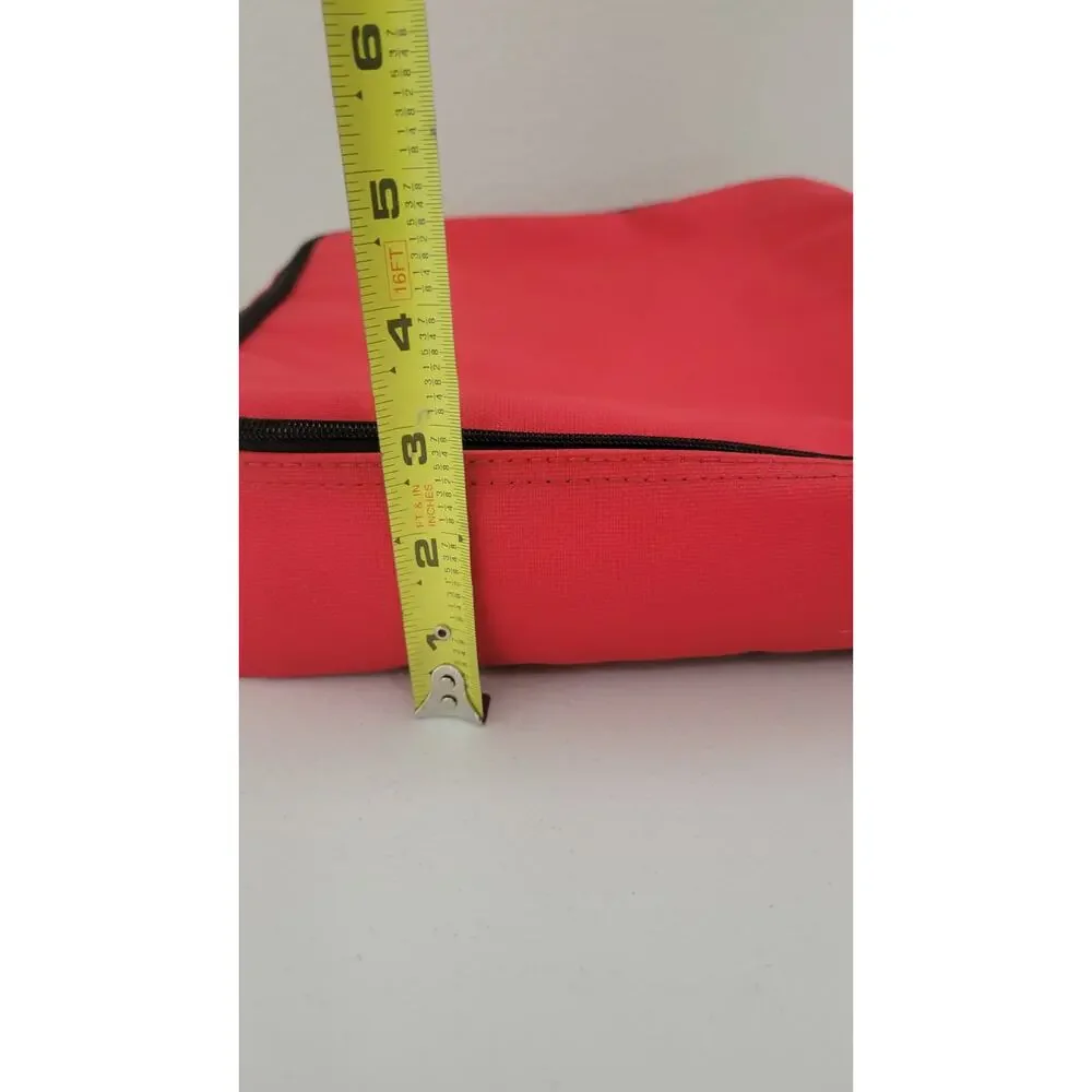 Pyrex Portables Insulated Casserole Dish Carrier Red Black Cold Pack Pocket